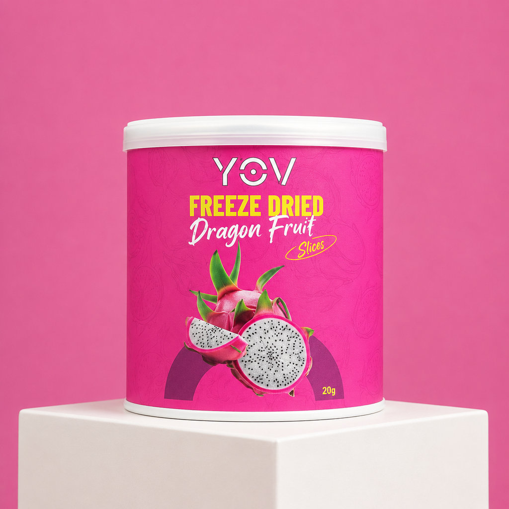 Freeze-Dried Dragon Fruit - 20g - YOV